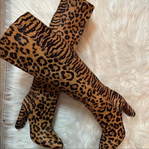 Antonio Melani Animal Print Boots - Picture 2 of 4
